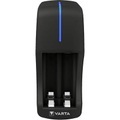 Varta Mini Lader Rundzellen-Ladegerät NiMH inkl. Akkus Micro (AAA), Mignon (AA)