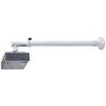 NewStar BEAMER-W100SILVER Beamer-Wandhalterung Neigbar, Drehbar Wandabstand (max.): 123 cm Silber