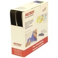 Fastech B25-STD999910 Klettband zum Aufnähen Haft- und Flauschteil (L x B) 10 m x 25 mm Schwarz 10 m