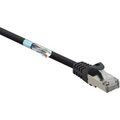 Renkforce RF-4732882 RJ45 Netzwerkkabel, Patchkabel CAT 5e F/UTP 3.00 m Schwarz mit Rastnasenschutz 1 St.
