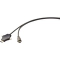 Renkforce, Renkforce Cable-Sharing Verbindungskabel [1x HDMI-Stecker - 3x DisplayPort Stecker, Mini-DisplayPort Stecker, USB 3.1