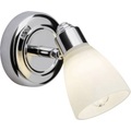 Verchromte Wandleuchte Kensington mit IP44