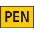 Kabel-Etikett HellermannTyton 592-12109 CWML-PEN-260-YE-260-YE (900)