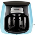 Korona 12207 Kaffeemaschine Hellblau, Schwarz Fassungsvermögen Tassen=2