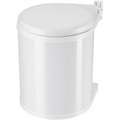 Mülleimer 15 l Hailo Compact-Box M (Ø x H) 285 mm x 355 mm Weiß 1 St.