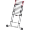 Hailo, Hailo T80 FLEXLINE 7113-131 Aluminium Teleskopleiter Arbeitshöhe (max.): 4.5 m Silber, Schwarz, Rot 13.1 kg