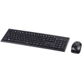 Hama Cortino Funk-Tastatur,- Maus-Set Multimediatasten Deutsch, QWERTZ, Windows® Schwarz