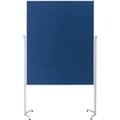 magnetoplan Moderationstafel EVOLUTION plus einteilig Filz blau