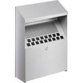 Durable, Aschenbecher 4 l Durable Metall (B x H x T) 310 x 450 x 107 mm Silber (metallic) Inkl. Wandhalterung 1 St.