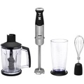 Princess, Princess 01.221221.01.001 Stabmixer 1000 W stufenlose Geschwindigkeitseinstellung Silber, Schwarz