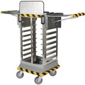 raaco CarryLite 80 Trolley für Sortimentskoffer (B x H x T) 550 x 1280 x 530 mm Anzahl Fächer: 7