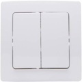 Kopp Free Control 3.0 2-Kanal Funk-Wandschalter Free Control 3.0 Arktis-Weiß