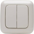 Kopp Free Control 3.0 2-Kanal Funk-Wandschalter Free Control 3.0 Creme-Weiß