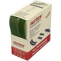 Fastech Klettband zum Aufnähen Haft- und Flauschteil (L x B) 5 m x 25 mm Grün 5 m