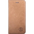 JT Berlin - iPhone 8 / 7 Echtleder Bookcase Hülle Tegel (10246) - Braun (Cognac)