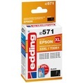 Edding Tintenpatrone ersetzt Epson 33XL / T3351 Kompatibel einzeln Schwarz EDD-571 18-571