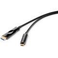 Renkforce, Renkforce Anschlusskabel 10.00 m Schwarz [1x USB 3.0 Stecker C - 1x HDMI-Stecker]