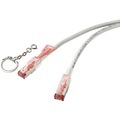 Renkforce RJ45 Netzwerkkabel, Patchkabel CAT 6a S/FTP 1.00 m Grau verriegelbar