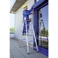 Günzburger Steigtechnik 33028 Aluminium Stufen-Stehleiter Arbeitshöhe (max.): 5.3 m
