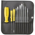 PB SwissTools PB Swisstools Schraubenzieher-Set 8215 ESD 10-teilig Werkstatt Schraubendreher-Set 10teilig Schlitz,