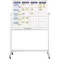 magnetoplan Scrumboard Standard-Set inkl. Zubehör Tafel-BxH 1200 x 900 mm, mobil