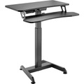 Logilink, LogiLink Stehtisch EO0014 Schwarz EO0014 Farbe der Tischplatte: Schwarz elektrisch höhenverstellbar, ergonomisch,