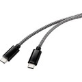Renkforce USB 2.0 Anschlusskabel [1x USB 2.0 Stecker C - 1x USB 2.0 Stecker C] 0.50 m Schwarz