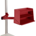Manuflex, Manuflex ZB8248.3003 Sichtboxen-Regal-Halter-Element für CANTOLAB und ALU mit Doppelgelenk, BxTxH= 435 x 165 x 120 mm