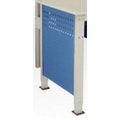 Manuflex LZ3340.7016 Seitenblende für UNIVERSAL Spezial & Ergo K+E ESD-Arbeitstische, BxH 606 x 538 mm, für Tischtiefe