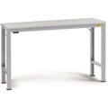 Manuflex LU7016.9006 ESD-Arbeitstisch UNIVERSAL Spezial Grundtisch mit Kunststoffplatte, BxTxH = 1000 x 800 x 728-1028