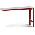 Manuflex LU8083.3003 ESD-Arbeitstisch UNIVERSAL Spezial Anbautisch mit Kautschukplatte, BxTxH = 1750 x 800 x 722-1022 mm