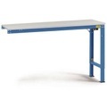 Manuflex LU8096.5007 ESD-Arbeitstisch UNIVERSAL Spezial Anbautisch mit Kunststoffplatte, BxTxH = 1750 x 1000 x 728-1028
