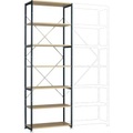 Manuflex RP1614.7016 Fachbodenregal-Grundmodul (B x H x T) 1030 x 3000 x 700 mm Holzboden