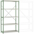 Manuflex RP1018.6011 Fachbodenregal-Grundmodul (B x H x T) 1030 x 2000 x 400 mm Stahlboden