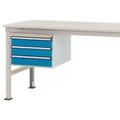 Manuflex ZB4613.5012 Gehäuse-Unterbau Stationär, Nutzhöhe 300 mm mit 3 Schubfächer. Für Tischtiefe 1000 mm