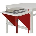 Manuflex AU0003.3003 Höhenverstellbarer Tischansatz für Arbeitstische und Werkbänke, B x T 500 x 600 mm Farbe: