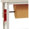 Manuflex AS1203.3003 Rollen-Achssatz für PACKPOOL Packtische Breite = 2000 mm, Länge x Ø = 1630 x 24 mm