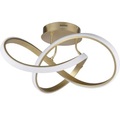 WOFI Indigo 1flg 9134.01.14.9000 LED-Deckenleuchte Gold (matt)