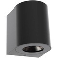 LED-Außenwandleuchte Canto 2, 10 cm, schwarz