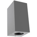 Außenwandlampe Canto Maxi Kubi 2, 17 cm, grau