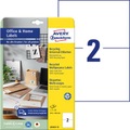 Avery Zweckform, Avery-Zweckform LR3655-10 Etiketten 210 x 148 mm Recycling-Papier Weiß 20 St. Permanent Universal-Etiketten 10 Blatt DIN