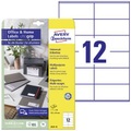 Avery-Zweckform 3424-10 Etiketten 105 x 48 mm Papier Weiß 120 St. Permanent Universal-Etiketten 10 Blatt DIN A4