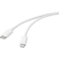 Basetech USB-Kabel USB 2.0 USB-C™ Stecker, Apple Lightning Stecker 1.00 m Weiß