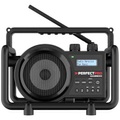 PerfectPro, PerfectPro DABBOX Baustellenradio DAB+, UKW AUX, Bluetooth®, DAB+, UKW stoßfest Schwarz