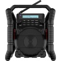 PerfectPro, PerfectPro UBOX500R Baustellenradio DAB+, UKW Bluetooth®, AUX, USB, UKW Akku-Ladefunktion, stoßfest Schwarz