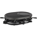 Tristar RA-2996 Raclette 8 Pfännchen, Antihaftbeschichtung, Kontrollleuchte Schwarz