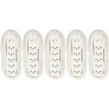 MH Basic-Line, MH Basic-Line 160802 Steckdosenleiste mit Schalter Weiß CH-Stecker 5 St.