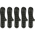 MH Basic-Line, MH Basic-Line 160812 Steckdosenleiste mit Schalter Schwarz CH-Stecker 5 St.