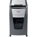 Rexel Aktenvernichter Optimum AutoFeed+ 300X, Vollautomatik, Partikelschnitt 4 x 25 mm, P-4, 60 l, 10-300 Blatt Schnittleistung, mit Lenkrollen, schwarz