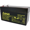 Long WP1.2-12 WP1.2-12 Bleiakku 12 V 1.2 Ah Blei-Vlies (AGM) (B x H x T) 97 x 59 x 43 mm Flachstecker 4.8 mm